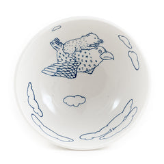 Bear Riding Bird Bowl (b-895)