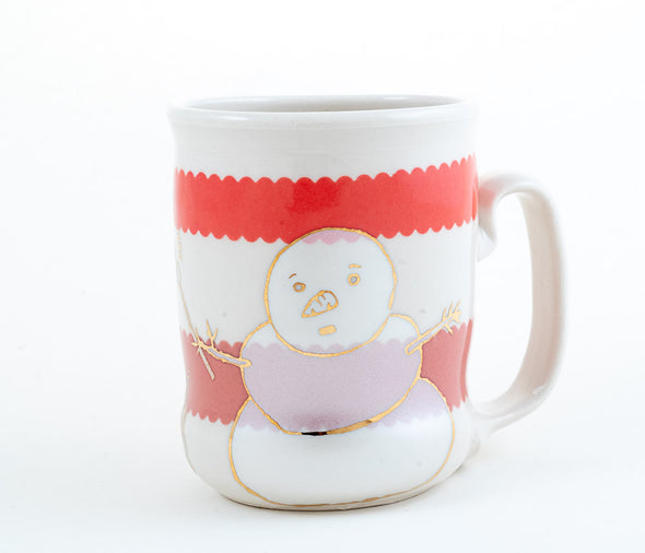 Anxious Snowman Roasting S'mores Cup (c-3120) 14 fl oz