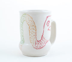 Rainbow Long Neck Bird Cup (c-3133) 13 fl oz