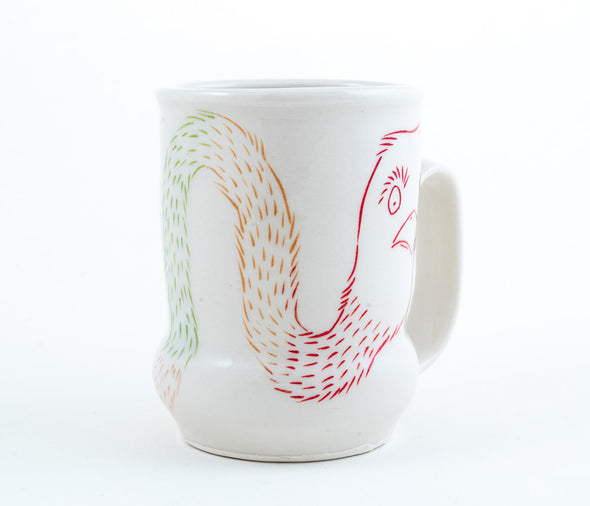 Rainbow Long Neck Bird Cup (c-3133) 13 fl oz