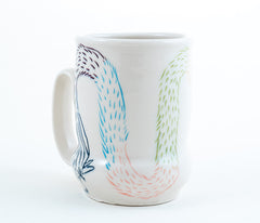 Rainbow Long Neck Bird Cup (c-3133) 13 fl oz