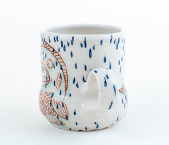 Fish in Rain Cup (c-3183) 10 fl oz