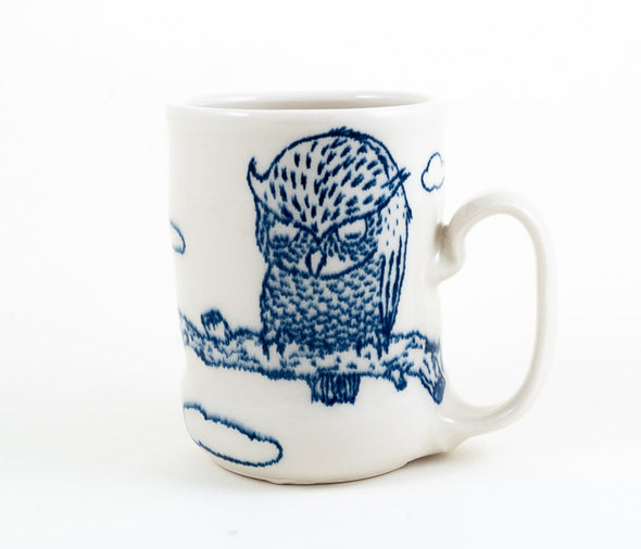 Sleeping  Owl Cup (c-3196) 13 fl oz