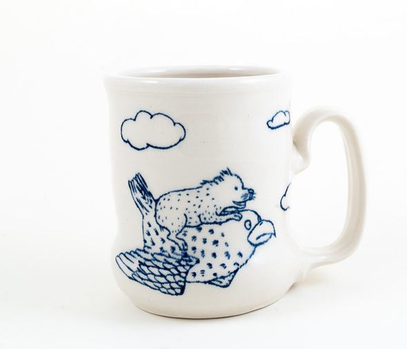 Bear Riding on Bird Cup (c-3203) 12 fl oz