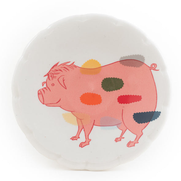 Pig Dessert Plate (ps-732)