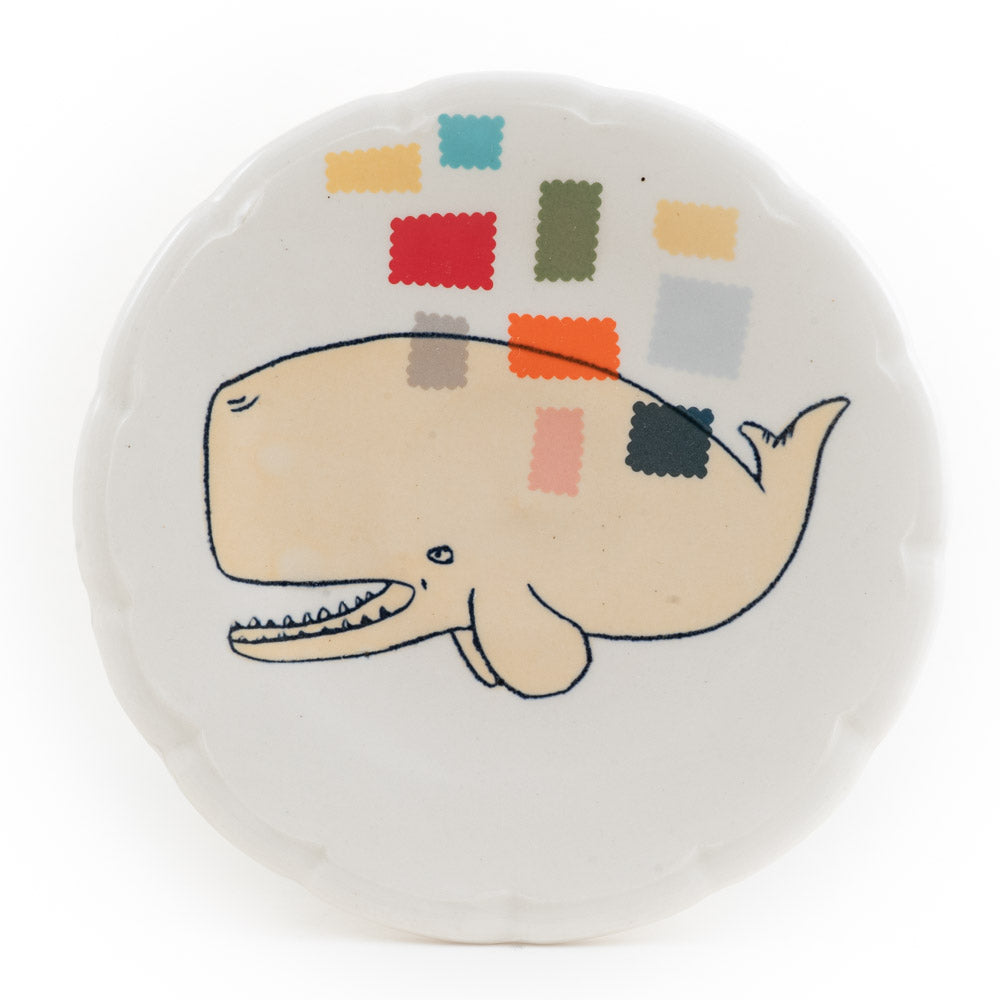 Whale Dessert Plate (ps-733)