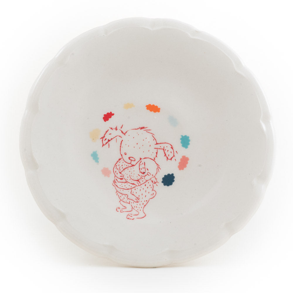 Rabbit Dakko Dessert Plate (ps-742)