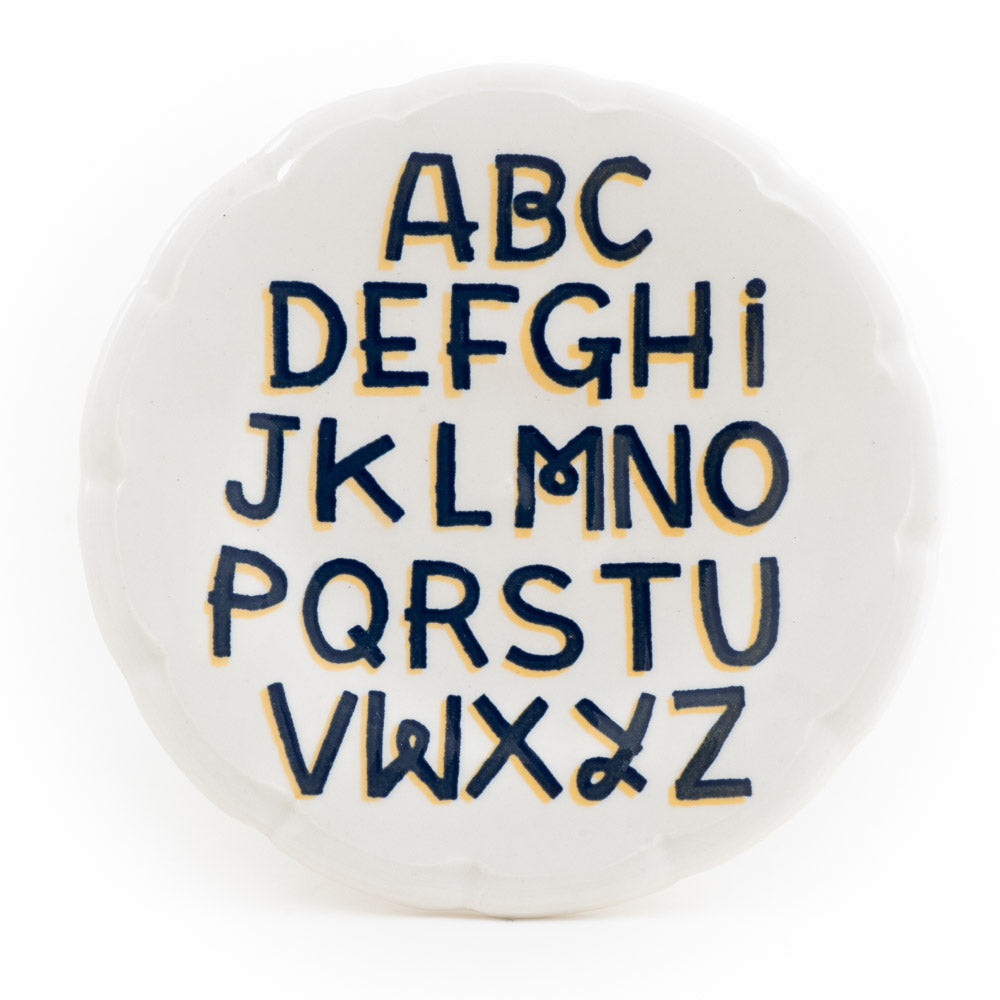 Alphabet Dessert Plate (ps-743)