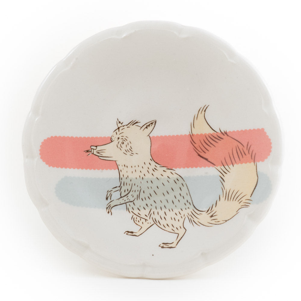 Racoon Dessert Plate (ps-755)