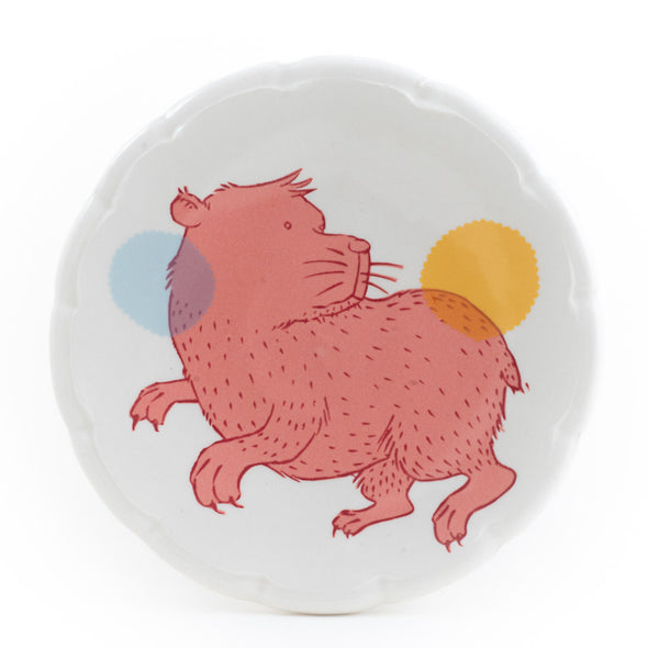 Pink Bear Dessert Plate (ps-764)